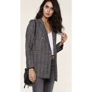 Heartloom Ivy double breasted plaid blazers small